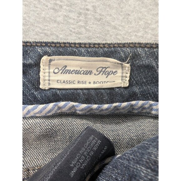 Tommy Hilfiger Jeans Womens Size 10 Blue Classic Bootcut American Hope Whiskers - Picture 14 of 16
